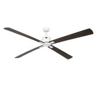 DC Ventilateur de plafond avec Télécommande Blanc Eco Neo 180 cm Noyer Cerisier