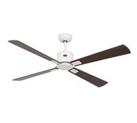 DC Ventilateur de plafond avec Télécommande Eco Neo Blanc 132 cm Noyer Cerisier