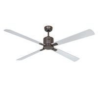 DC Ventilateur de plafond avec télécommande Eco Neo Bronze 152 cm Wenge Argenté
