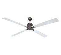 DC Ventilateur plafond avec Télécommande Bronze Eco Neo 180 cm Wenge Gris argent