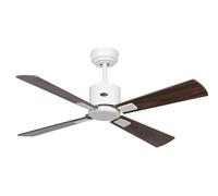 DC Ventilateur plafond avec Télécommande Eco Neo Blanc 103 cm Noyer / Cerisier