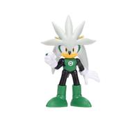 DC x Sonic Silver as Green Lantern Figurine d'action 6,35 cm, sous licence officielle Jakks Pacific, design très articulé et détaillé, emballage collector