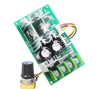 DC10-60V Motor Speed Regulator 12V 24V 36V 48V High Power Drive Module PWM Motor Speed Controller 20A Current Regulator