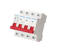 DC1000V PV Automatic Circuit Breaker 4 Pole DC Miniature Circuit Breaker Protective Air Circuit Breaker 35mm DIN Rail Mount for Solar PV Installation Solar Cells Grid System