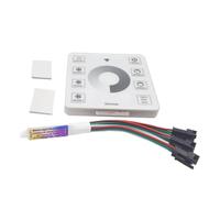DC12-24 RF LED Pixel Bande Contrôleur LED Flow Eau Panneau d'intensité tactile sans fil pour WS2811 Eau courante Bande lumineuse (contrôle 1To3)