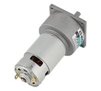 DC12V/24V 35W Mini moteur à engrenages CC à vitesse réglable en métal grand couple CW / CCW XD-GA775(24V 500rpm)