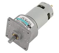 DC12V/24V 35W Mini moteur à engrenages CC à vitesse réglable, Moteur à couple élevé CW/CCW XD-GA775(12V 600rpm)