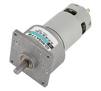 DC12V/24V 35W Mini moteur à engrenages CC à vitesse réglable en métal grand couple CW/CCW XD-GA775(12V 100rpm)