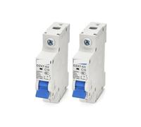DC12V 24V 48V 36V DC MCB Battery Car Protector Circuit Breaker DZ47 DC and Negative Pole Rotection Switch Isolator NWPNLXEA(1p,25A)