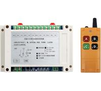 DC12V 24V 48V 4CH 30A Relais RF Télécommande sans fil Interrupteur Système Récepteur Émetteur Appareils ménagers Lampe avec télécommande industrielle