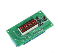 DC12V 24V LED Compteur numérique 4 chiffres avec sortie relais pour comptage de lots et surveillance de ligne de fabrication (DC12V)
