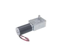 DC12V 24V Powerful Torque Gearmotor Metal Turbo Worm Gearbox Type-D Shaft Reversed Low Speed 70kg.cm Self-Lock Worm Gear electronic starter IINKUEYK(12 RPM,12V)