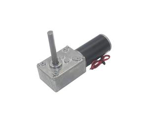 DC12V 24V Powerful Torque Gearmotor Turbo Worm Geared electronic starter 51mm D-Shaft High Power Reversed Low Speed 70kg.cm Worm Gear electronic starter CZAOINCU(470 RPM,12V)