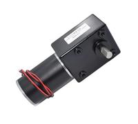 DC12V 24V Strong Torque Gearmotor Metal Turbo Worm Gearbox Engine Reversed Low Speed 250kg.cm Self-Lock Worm DC Gear electronic starter IINKUEYK(12V 75 RPM)