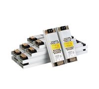 DC12V 24V Ultra Thin FCOB LED Light Power Supply 60W 100W 150W 200W 300W Transformer Adapter AC190V to 240V Driver COB LED Strip(12V,200W)
