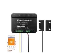 DC12V 24V WiFi Gate Opener Controller Relay WiFi Switch Remote Control Garage Port Récepteur Wi-Fi Intelligent (Couleur : with Sensor)