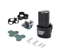DC12V 3S 18650 Batterie au lithium de rechange avec protection de sécurité, tournevis, perceuse, coffret