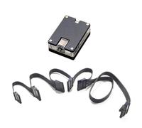 DC12V 5.5x2.5mm to 12V 5V SATA HDD SSD Power Cable Hard Disk Adapter Module Power Supply DC-SATA Nas