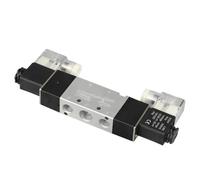 DC12V DC24V AC 110V AC220V Air Inner Guide Type Solenoid Valve 4V320-10 3/8'' Outlet And Inlet(DC12V)