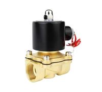 DC12V DC24V AC220V Normally Closed Yellow Solenoid Valve, Size DN8/10/15/20/25/50, Suitable For Water, Oil, And Gas(DN15,DC24V)