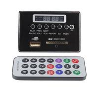 DC12V Module Décodeur Audio Bluetooth Support WMA/WAV/MP3 Disque Flash USB SD TF Radio FM avec Télécommande(Couleur Noir)