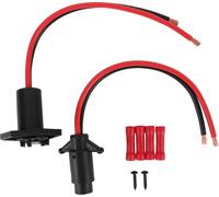 DC12V Trolling Motor Plug and Receptacle 2 Wire -Flush Mount Play pour bateaux de plaisance kayaks