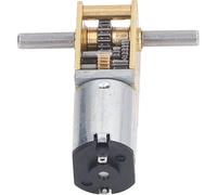DC12V Worm Gear Motor Dual Shaft 120RPM Strong Power Low Noise High Efficiency Speed Reduction Motor