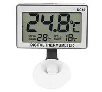 DC16 LCD Thermometre pour Aquarium Numérique Précis pour Aquarium Thermomètre de Température Étanche pour Réservoir de Poissons