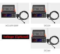 DC24V 10A Mini contrôleur digital LED d'humidité du sol avec capteur 0%~100%HR Plage de mesure avec sonde de contrôle d'humidité 1M