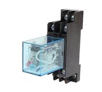 DC24V 5A Coil 8 Pin DPDT Red LED Lamp Electromagnetic Power Relay