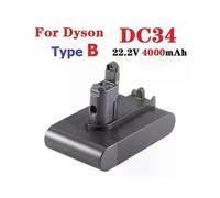(DC34 B 4000mAh)con 6000mAh 21.6V Batterie for Dyson V6 V7 V8 V10 V11Series SV03 DC62 SV11 SV10 SV12 SV14 SV15 Handheld Vacuum Cleaner Spare battery