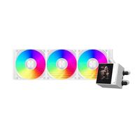 DC360 Pro ARGB Display White Watercooling AIO CPU 360mm Écran IPS 2 4"" Pompe Haute Performance 3 Ventilateurs F5 R120mm
