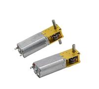 DC3V-12V 6V 9V 4-762rpm Slow Speed High Torque 050 Worm Gear electronic starter All Metal Gearbox electronic starter Right angle output shaft IINKUEYK((A)4-16rpm,Single Shaft)