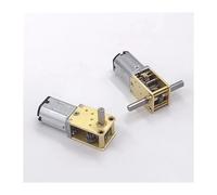 DC3V-12V N20 Full Metal Gearbox Gear electronic starter Slow Speed Large Torque Gearwheel Singal Shaft/Double Shaft DIY Robot Eleltric Lock CZAOINCU(D 17RPM-68RPM,Dual Shaft)