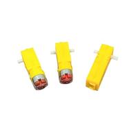 DC3V 5V 6V 50RPM-200RPM Slow Speed 130 electronic starter Single Axis/Dual Shaft Gear electronic starter IINKUEYK(B(90rpm))