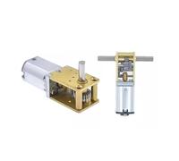 DC3V 6V 12V N20-1218 N20 Gear electronic starter Single/Dual/Long Shaft 4RPM-381RPM Slow Speed High Torque WormAll Metal gearbox electronic starter ICXLPMC(F 95RPM-381RPM_LONG SHAFT)