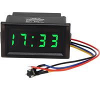 DC4.5-30 V voiture étanche à la poussière voiture électronique LED affichage numérique (vert)