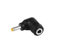 DC4017 Fiche DC coudée vers femelle 4,0 mm x 1,7 mm pour Amazon Echo Dot, Echo Show, PSP, Blu-ray, imprimante, routeur, commutateur, bandes LED, solaires, appareils photo, angle droit, angle de 90