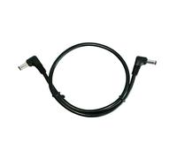 DC5521 Câble d'alimentation 50/150/300 cm mâle 5,5 x 2,1 mm vers connecteurs mâles 5,5 x 2,1 mm coudé à 90°