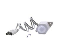 DC5V-24V 12V PIR Corps humain Détecteur de mouvement infrarouge Contrôle LED Barre lumineuse Photosensible Capteur Commutateur Connecteur (LSD-P6A Blanc)