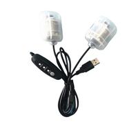 DC5V USB Vibrating Dual Motors 3 Speed Regulator Massage Device Frog Breeding Vibration electronic starter Waist Belt Parts with 1.1m Cable CZAOINCU