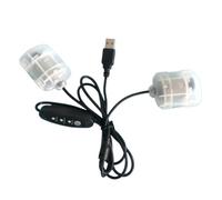 DC5V USB Vibrating Dual Motors 3 Speed Regulator Massage Device Frog Breeding Vibration electronic starter Waist Belt Parts with 1.1m Cable CZAOINCU