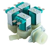 DC62-00214M Vanne d'entrée d'eau pour lave-linge, soupape d'entrée d'eau froide, compatible avec WF405ATPASU/A2 WF457ARGSGR/AA-0002