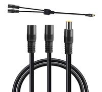 DC8mm DC7909 Y-Splitter Adapter Cable,Two Female to One Male,14AWG Compatible Solar Power Cable for Jackery Bluetti Portable Power Station Solar Panel 150CM