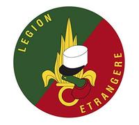 DCA AUTOCOLLANT LEGION ETRANGÈRE ROND PARE-BRISE