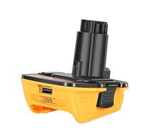 DCA1820 Adaptateur de Batterie 20 V pour Outils 18 V Compatible avec Batterie au Lithium 20 V Max XR DCB200 DCB201 DCB203 DCB203BT DCB204 DCB205 DCB206