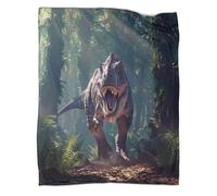 DCABEIOOE Dinosaures Couvertures Imprimées en 3D Peluche Couverture Couverture en Flanelle Couverture pour Adolescents Et Adultes 80x90inch(200x230cm)