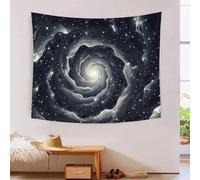 DCABEIOOE Un ciel plein de galaxies Tenture Murale Tapisserie Méditation Dortoir Chambre Salon 180cmx230cm