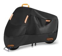 DCAJHSD Couverture Moto Voiture,Quatre Saisons Exterieur Couverture Mobike Respirante Anti-poussière Accessoires pour Fantic Caballero Flat Track 125 250 500 Rally/Scrambler 500