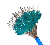 Dcaknri 100 Pièces Flotteurs Plombs Arrêt Ovale Pêche Cheville Bobber Bouchon Professionnel Silicone Espace Haricot Bouchon Accessoires Bouchons À Usages Multiples